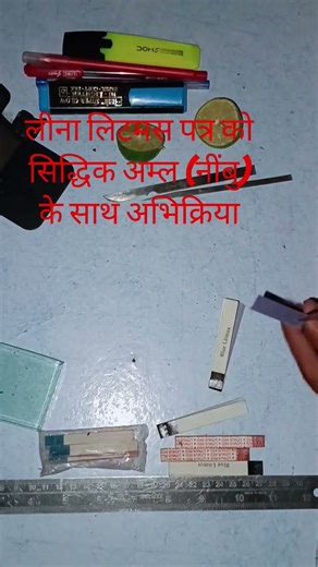 #litmas peper ko acid ke sath reaction#shortvideo