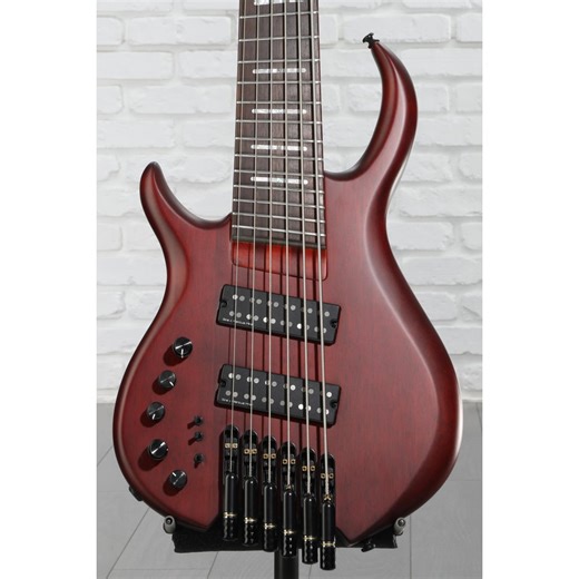 Sire Marcus Miller M6 6-string Headless Left-handed Bass Guitar - Mahogany Satin