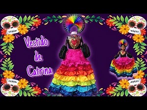 How to make a Catrina/Day of the Dead dress