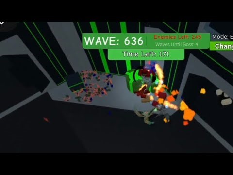 Roblox Zombie Attack Wave Record 768 Alien map [remake]