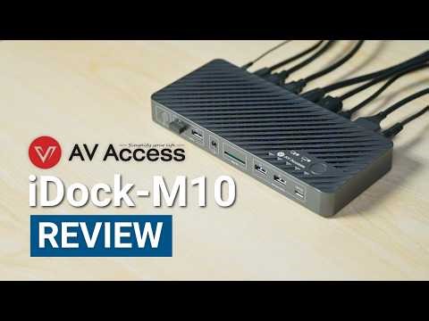 AV Access iDock-M10 Review: Best KVM Switch Docking Station