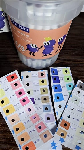 Carta de colores marcadores acrilicos Classin x60. ENVIO GRATIS 🇦🇷 LINK DE COMPRA EN MI PERFIL