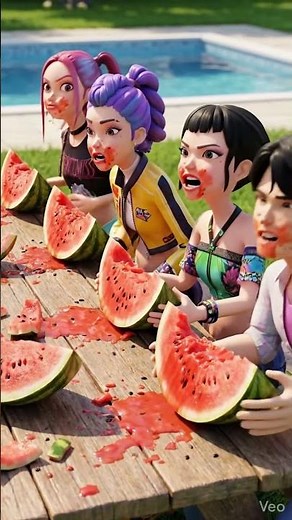 Kpop Demon Hunters but they're pregnant: SPORTS CHALLENGE 🏆🏃‍♀️ #kpopdemonhunters