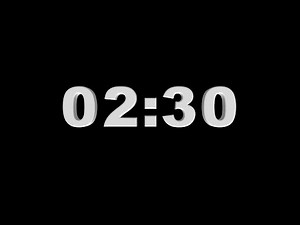 2 Minute 30 Second Countdown Timer With Bomb Explosion Sound