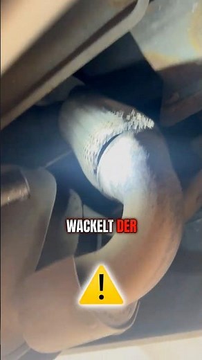 Kaputter Auspuff kann dein Auto abfackeln! ❌