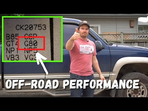 Chevrolet Silverado OFF-ROAD 4x4 Performance Factory Option | G80 LOCKER