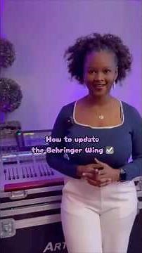 How To Update Your Behringer Wing