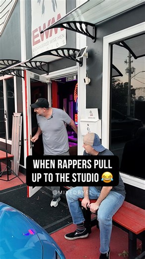 When Rappers Pull Up To The Studio