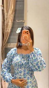 Pretty Blue floral sundress. #sundress #beachwear #parsas | Parsa's