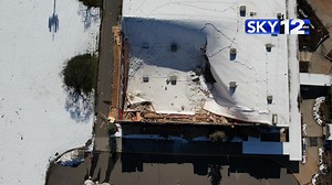 SKYCAM 12: Check out this exclusive drone footage we shot above North Medford High School's gym, which collapsed this morning. Classes have been cancelled for the day and crews are assessing damage right now. | KDRV NewsWatch 12