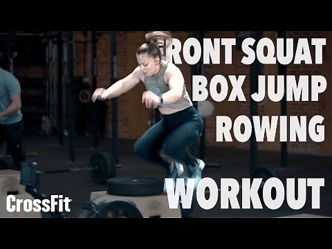 CrossFit Workout: Front Squat, Box Jump, and Box Jump