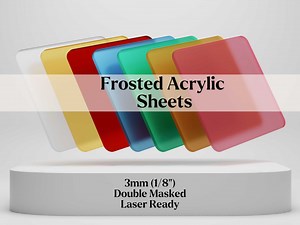 Frosted Acrylic Sheet | 3mm Acrylic | Speciality Acrylic | Cast Acrylic | Laser Cutting | Plexiglass | Acrylic Sheet | Premium Acrylic - Etsy