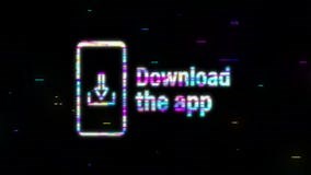 Download Page of the Mobile App. Empty Screen Smartphone for You App. Motion Graphics. Stock Video - Video of device, clipart: 227376397