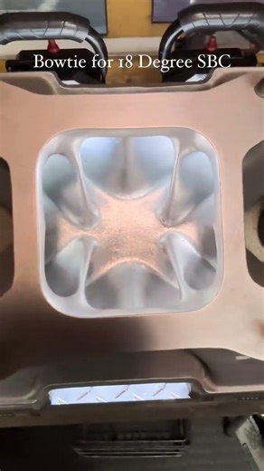 Competition Ported Bowtie for 18 Degree Small Block Chevy