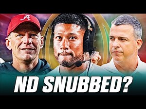 College Football Playoff Bracket IS SET! Who's IN?!