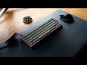 Stock JWK Moss Linear Switch Sound Test | KBD67MKii Hotswap Rose Gold