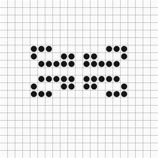 Conway's "Game of Life" - Two Tumblers in a Hypnotic Dance