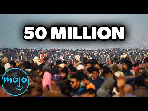 Top 10 Largest Crowds Ever Caught on Camera