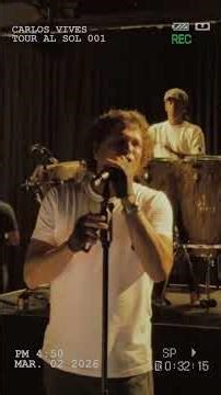 Empezamos los ensayos del Tour al Sol☀️❤️¿Ya tienen sus entradas? www.carlosvives.com 🎟️