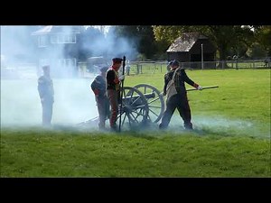 British Napoleonic Artillery and Infantry display, at Battles Through History 2025