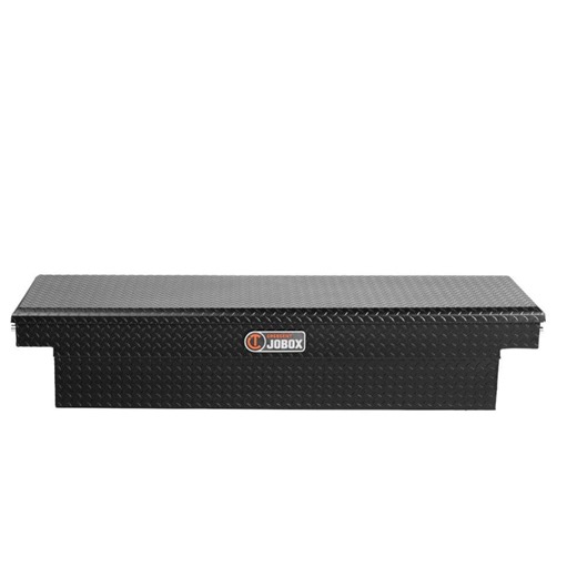 Reviews for Crescent Crossover Truck Tool Box in Aluminum, 71 in. Full-Size, Jobox Single Lid with Pushbutton Gear-Lock, in Black Diamond | Pg 1 - The Home Depot