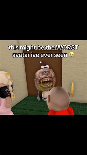 the WORST avatar ive ever seen in my entire life 😭😭 #robloxshorts #mm2