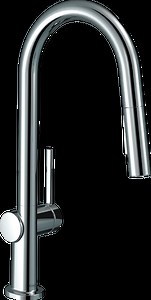hansgrohe Kitchen faucets: Talis N, HighArc Kitchen Faucet, A-Style 2-Spray Pull-Down, 1.75 GPM, Art. no. 72846001
