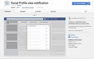Facebook Profile Viewer Notification