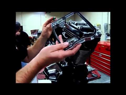 Part 09 How to install rocker boxes on Harley Davidson EVO S&S Jims Revtech