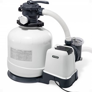Intex 26651EG 3,000 GPH Above Ground Pool Sand Filter Pump with Auto Timer