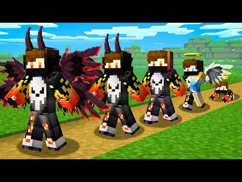 Evolving From Angel to Devil in Minecraft...