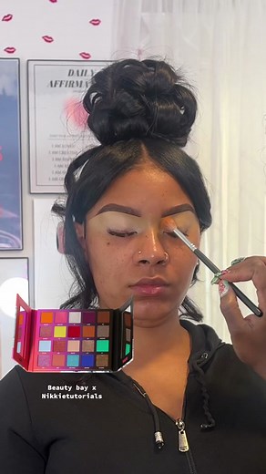 Birthday Makeup Tutorial with Beauty Bay and Nikki Tutorials Eyeshadow Palette Collab
