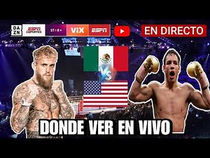 Jake Paul vs Julio Cesar Chavez Jr. LIVE Full Fight WHERE to Watch Julio Cesar vs Jake Paul Live