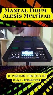 Manual Drums - Alesis Strike Multipad #alesis #drums #manualdrums #solomondtx #tonesforsale