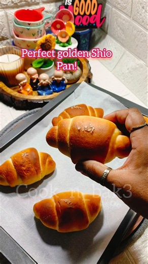 How to make bakery style perfect shio pan 🥖 at home 🥰🏡👌✅💯 #cook_n_bak3 #shorts #shiopan #bread