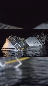 The dramatic aftermath of the 2018 collision between the Norwegian frigate HNoMS Helge Ingstad and a tanker in the Hjeltefjord. Why did this modern warship sink? #HelgeIngstad #Warship #NavalDisaster #Shipwreck #NorwayNavy #KNMIngstad | Phanith Media