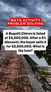 1.1M views · 579 reactions | Math Activity 794 #mathematics #mathchallenge #MathSkills #maths #AFFSAT #civilserviceexam #civilservice #learning #brainpower #BrainTeaserFun #fbyシvideo #fbreelsfypシ゚viralfbreelsfypシ゚viral #millionaire #fbyシvideo #follow #followforfollowback #followerseveryonehighlights | 횀횞횒횣횖횊횗.횙횑 ퟸ.ퟶ | Facebook