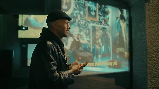 Michael Clark and one of his oldest friends Les Child take us on an informal walk around the exhibition. Exhibition tours, articles, podcasts, playlists and talks - enjoy our online 'Michael Clark: Cosmic Dancer' collection: https://bit.ly/3r8PR5L | Barbican Centre