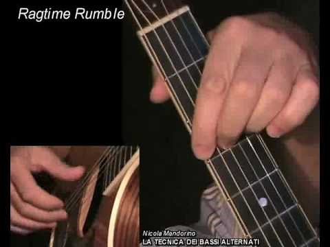 Ragtime Ramble - fingerpicking + TAB, acoustic guitar lesson