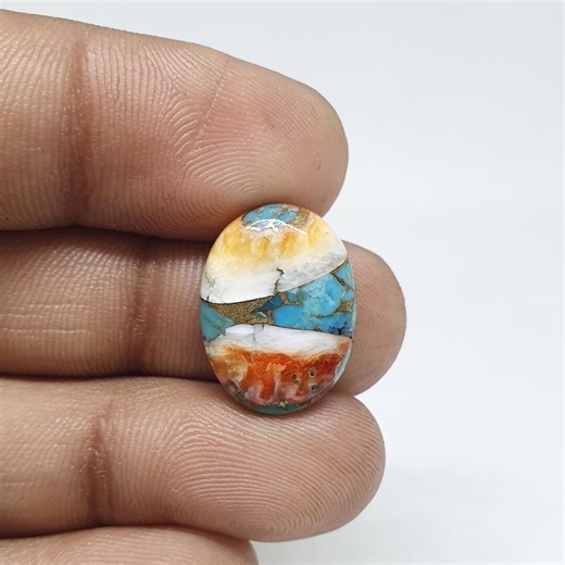 Oyster Copper Turquoise Cabochon - Etsy