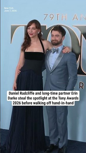 Daniel Radcliffe and long-time partner Erin Darke steal the spotlight at the Tony Awards 2026