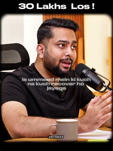 30 Lakhs Trading Loss & 1.3L EMI! 😱 The Dark Side of Trading ! #motivation #podcast #shorts