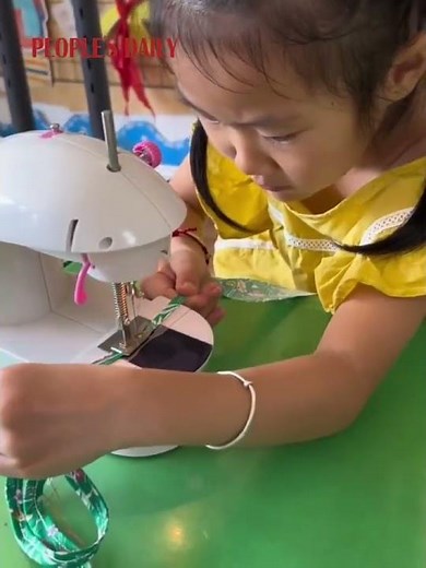 This kindergarten in China's Shandong teaches young students some essential life skills