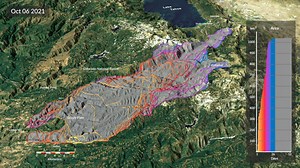NASA Scientific Visualization Studio | Spread of the Caldor Fire - 2021