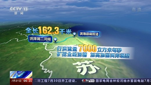 总投资438亿元 淮河入海水道二期工程开工建设