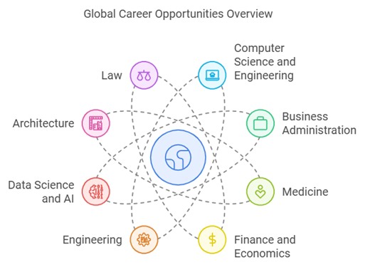 Top High Salary Courses After 12th for Indian Students Aspiring to Study Abroad