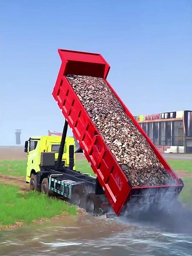 Spintires：MudRunner Truck mod Gameplay Ep530 #spintires #mudrunner #simulation #drivingskills