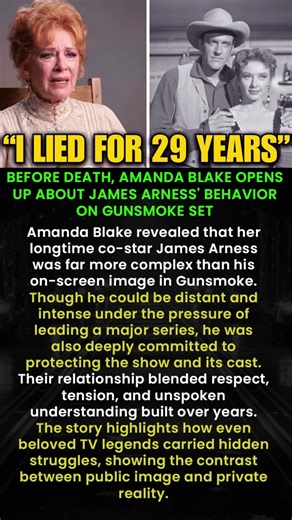 Before Death, Amanda Blake Opens Up About James Arness' Behavior on Gunsmoke Set #shorts