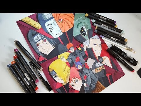 Drawing AKATSUKI Characters