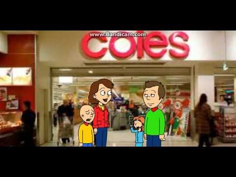 Caillou gets a yoga ball while grounded.